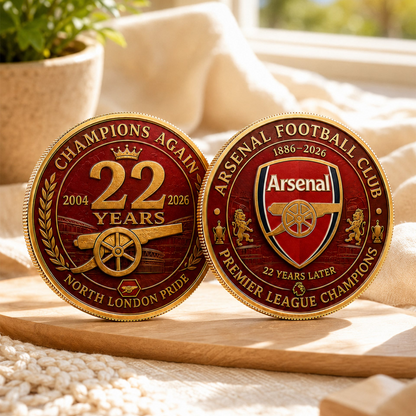 ARS F.C. Premium Premier League Champions 2526 Commemorative Coin V1 2105 DatND DVT