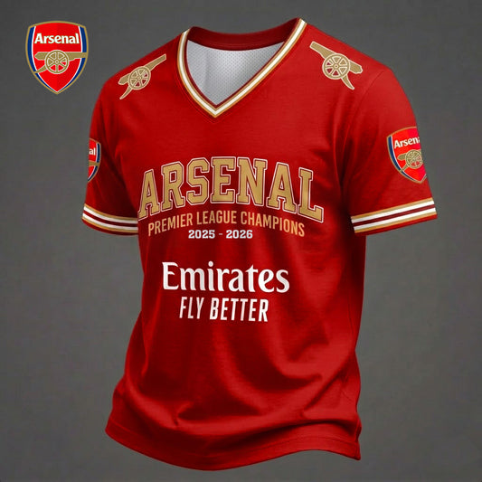 ARS F.C Premier League Champions 25-26 V10 Shirt DDT 200526 TTTZ