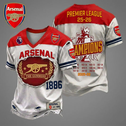 ARS F.C Premier League Champions 25-26 V17 Shirt DDT 240526 TTTZ