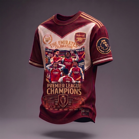 ARS F.C Premier League Champions 25-26 V2 Shirt DDT 202526 NTL