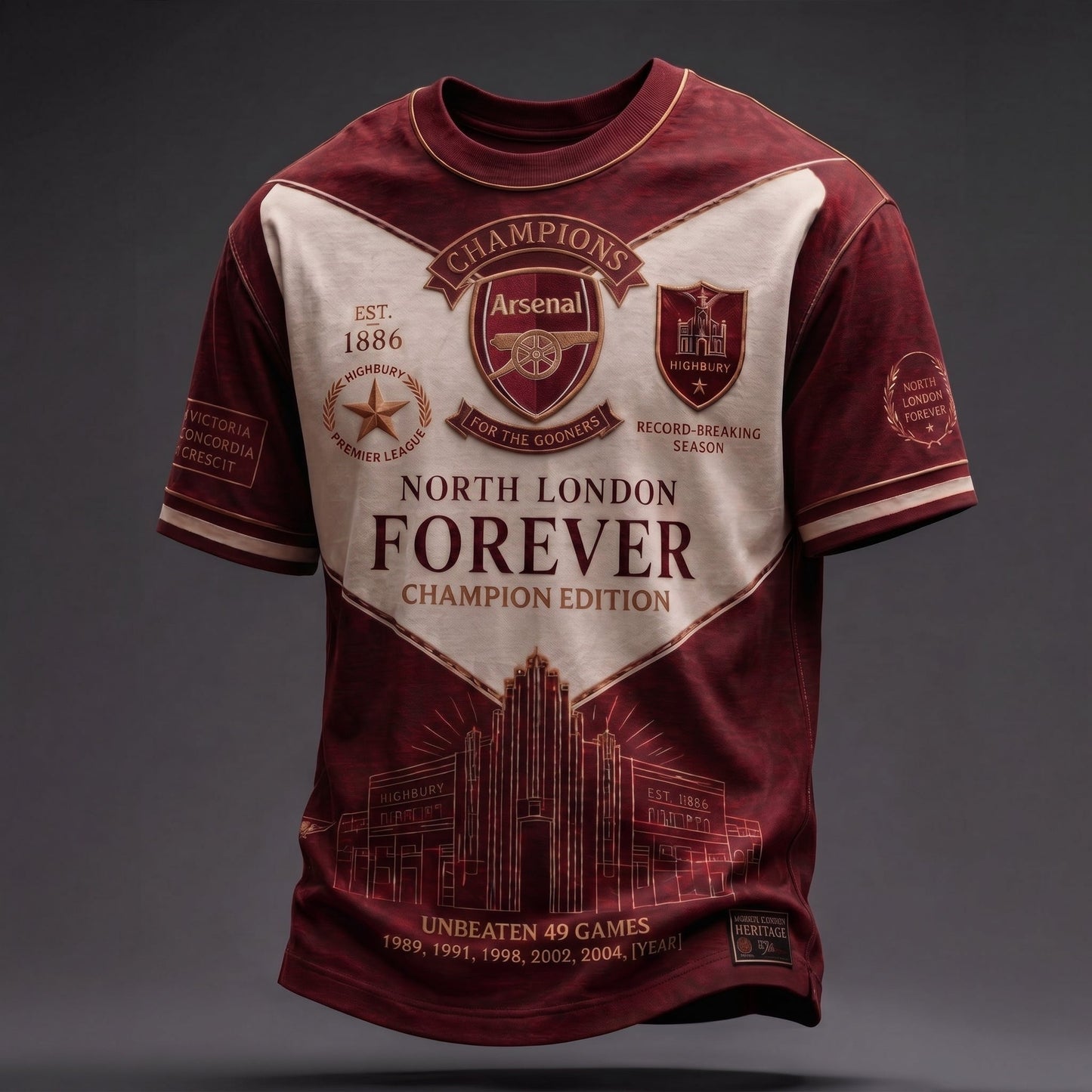 ARS F.C Premier League Champions 25-26 V4 Shirt DDT 202526 NTL