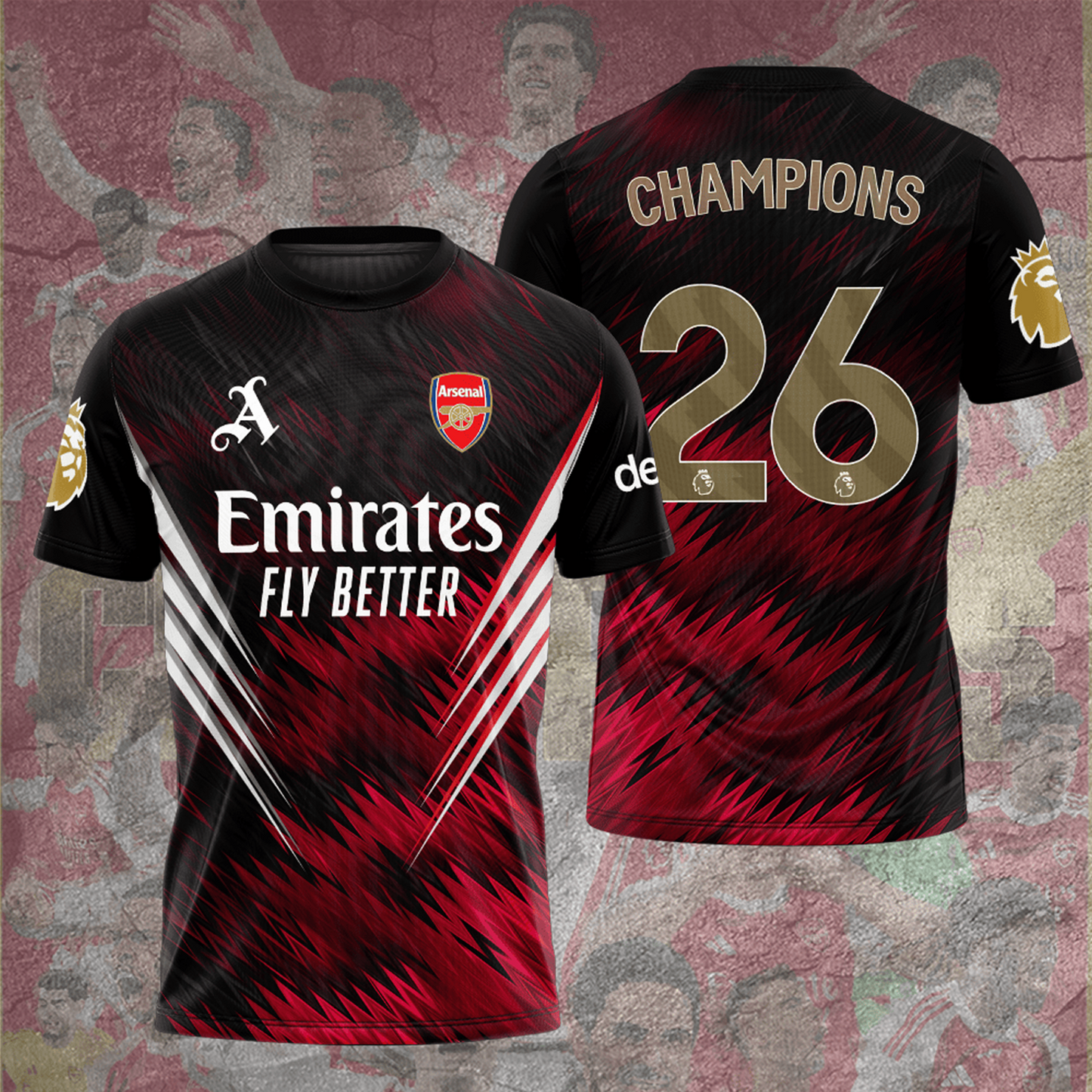 ARS x EPL Champions 3D Aparael V4 DATND TANTD 200526