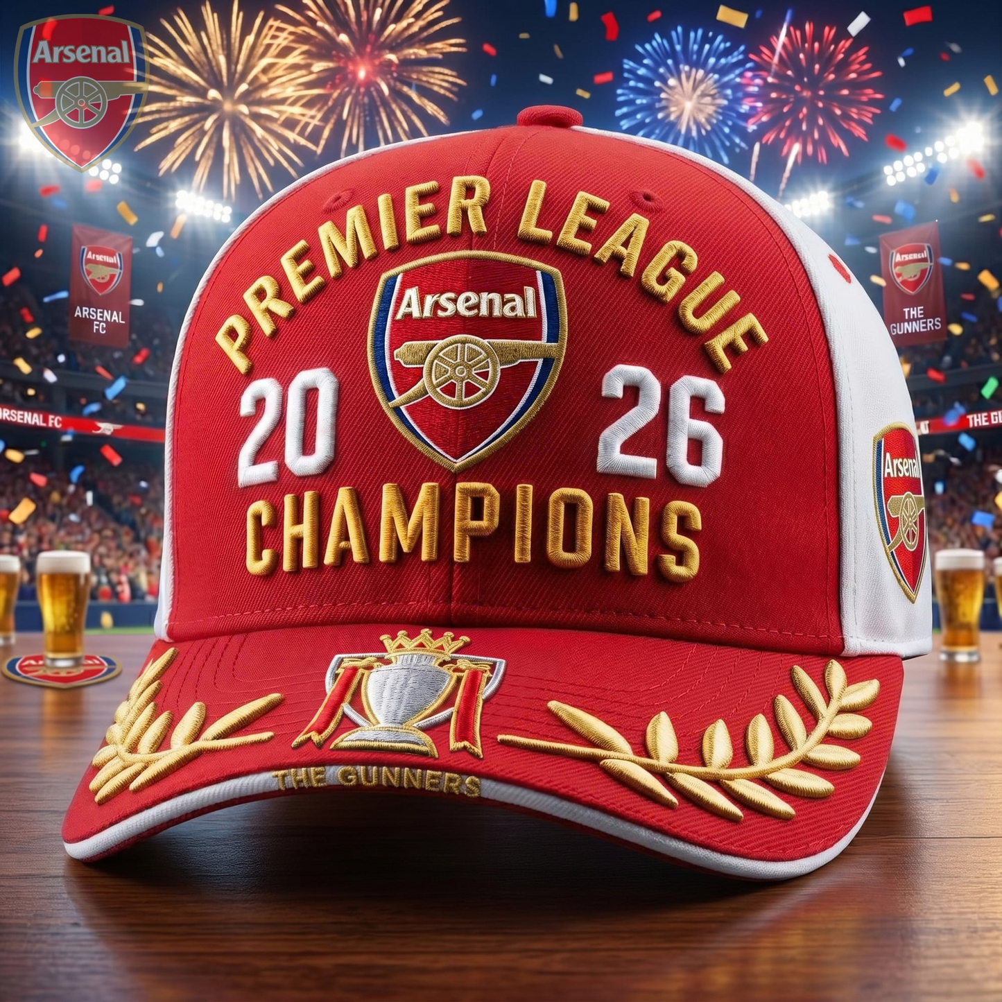 ARS F.C Premier League Champions Victory Premium Cap V1 2105 DatND DVT