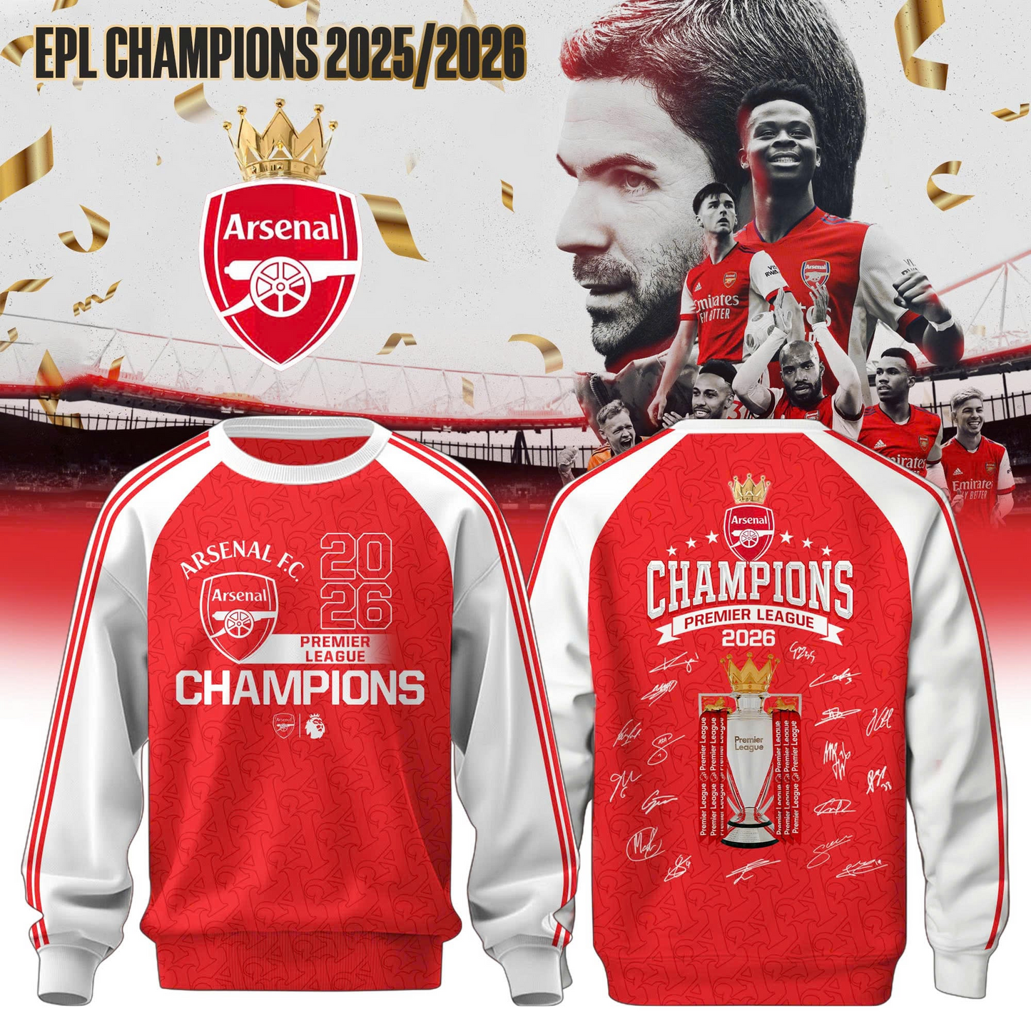 ARS x EPL Champions 3D Aparael V7 DATND TANTD 200526
