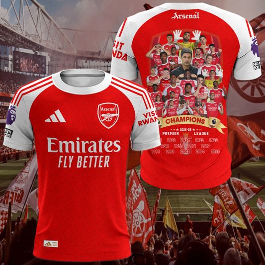 ARS.FC 25–26 Premier League Champions 3D Shirt V1 DatND DVT 1