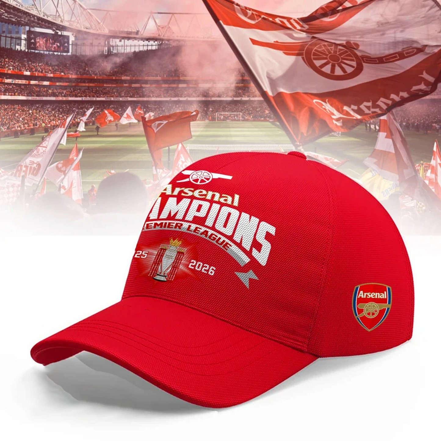 ARS.FC 25–26 Premier League Champions Classic Cap V1 DatND DVT