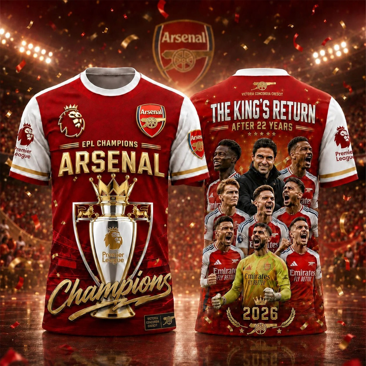 ARS x EPL Champions 3D Aparael V2 DATND TANTD 220526