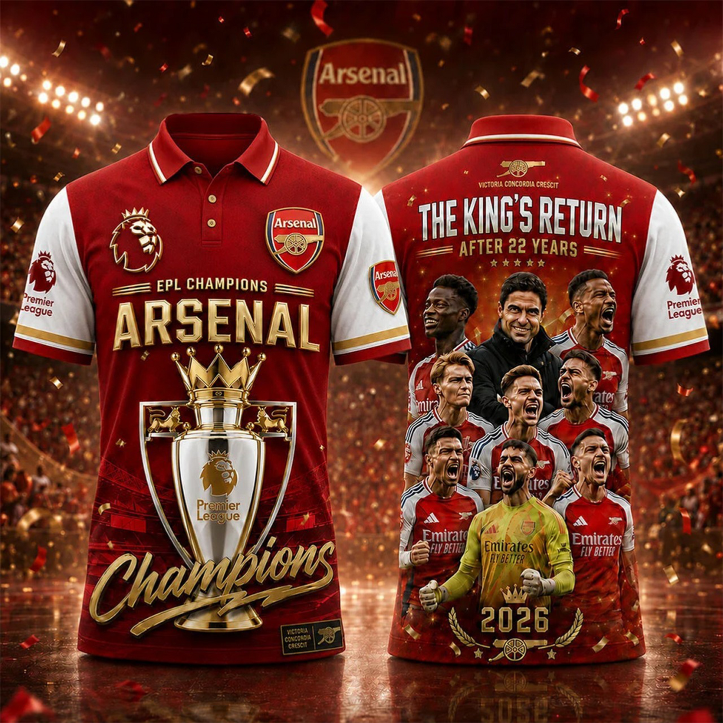 ARS x EPL Champions 3D Aparael V2 DATND TANTD 220526