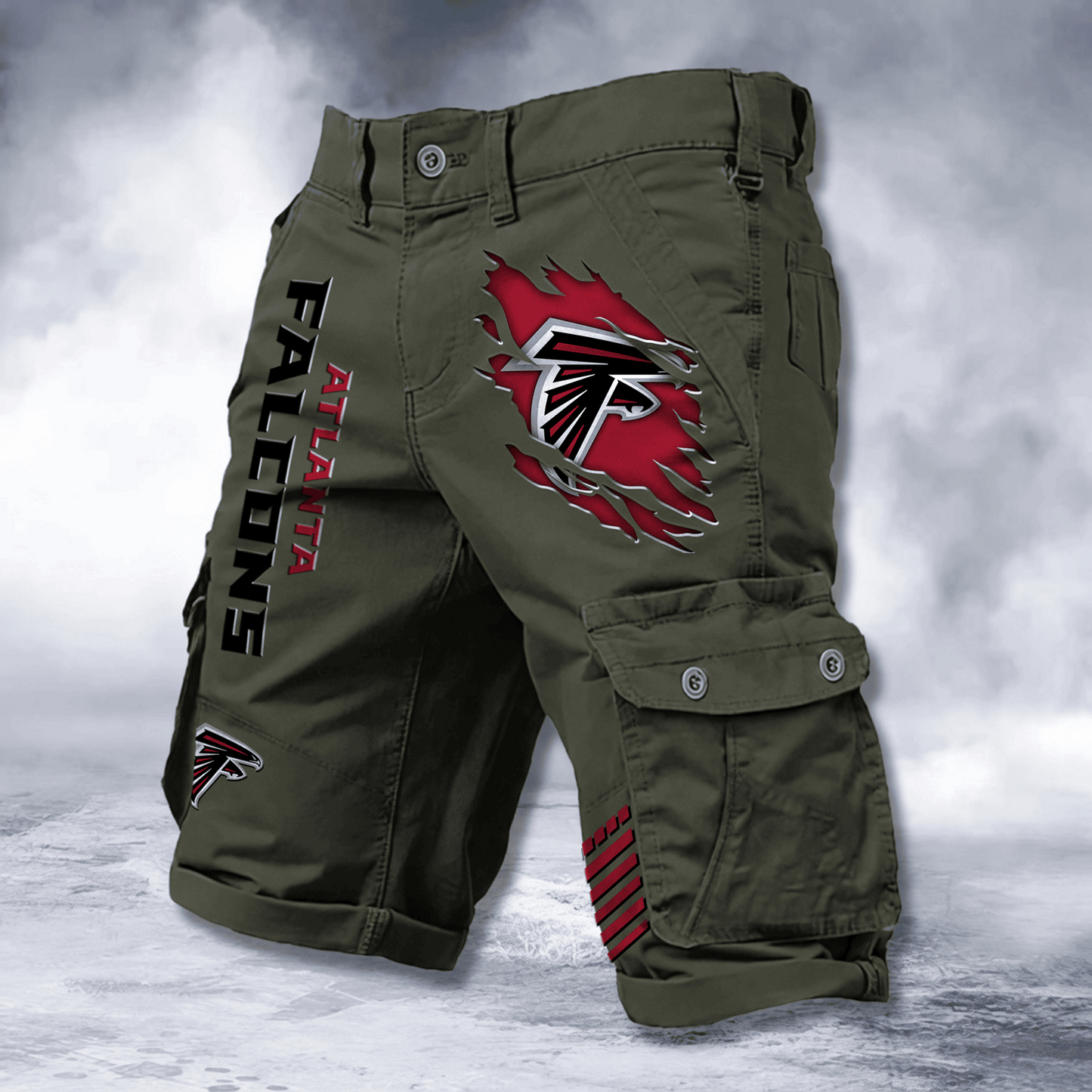 ATL x NFL Cotton Cargo Shorts DATND TANTD 2705