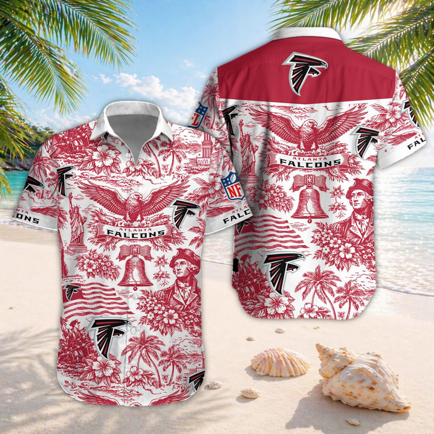 ATL x NFL Hawaiian Shirt 2006