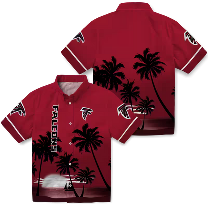 ATL x NFL Hawaiian Shirt – Beach Sunset DATND TANTD 270526