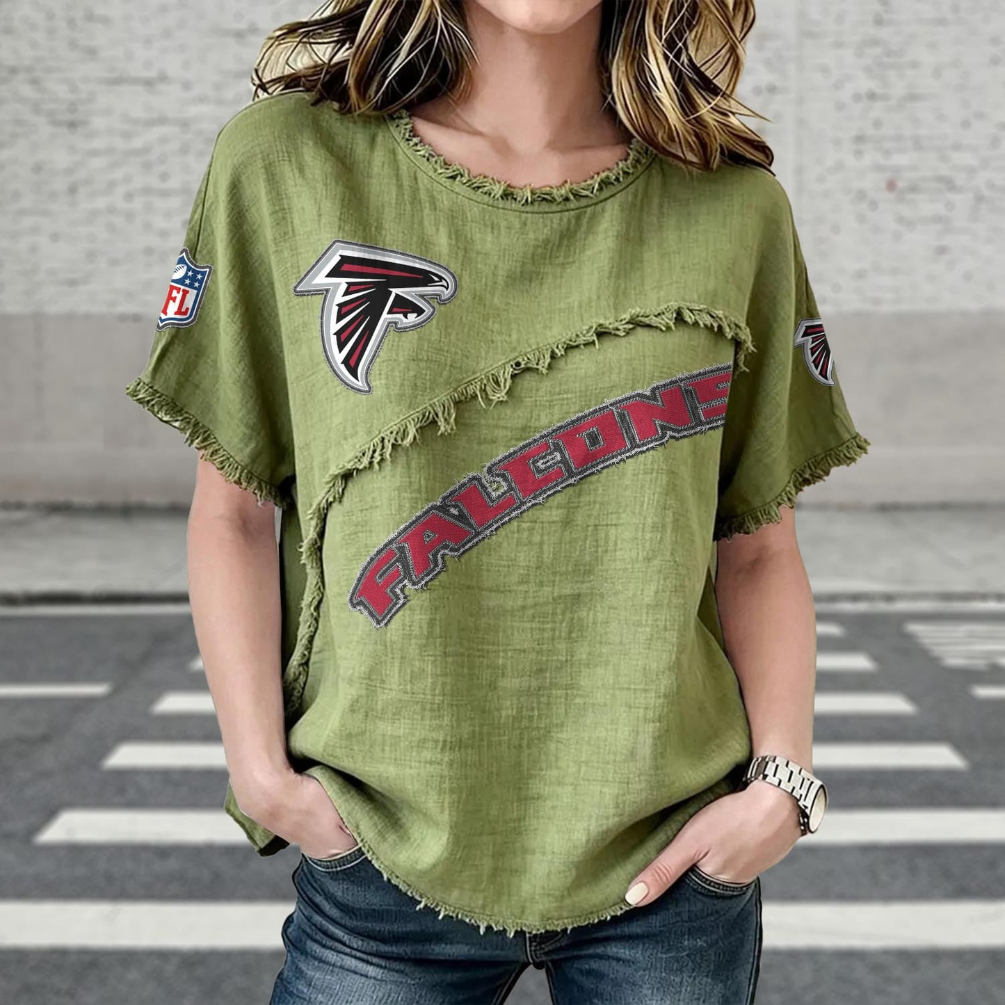 ATL x NFL Women’s Vintage O-Neck 2905 DatND DVT