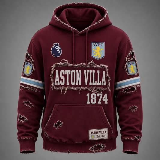 AVL x EPL Distressed Premium Hoodie 1106