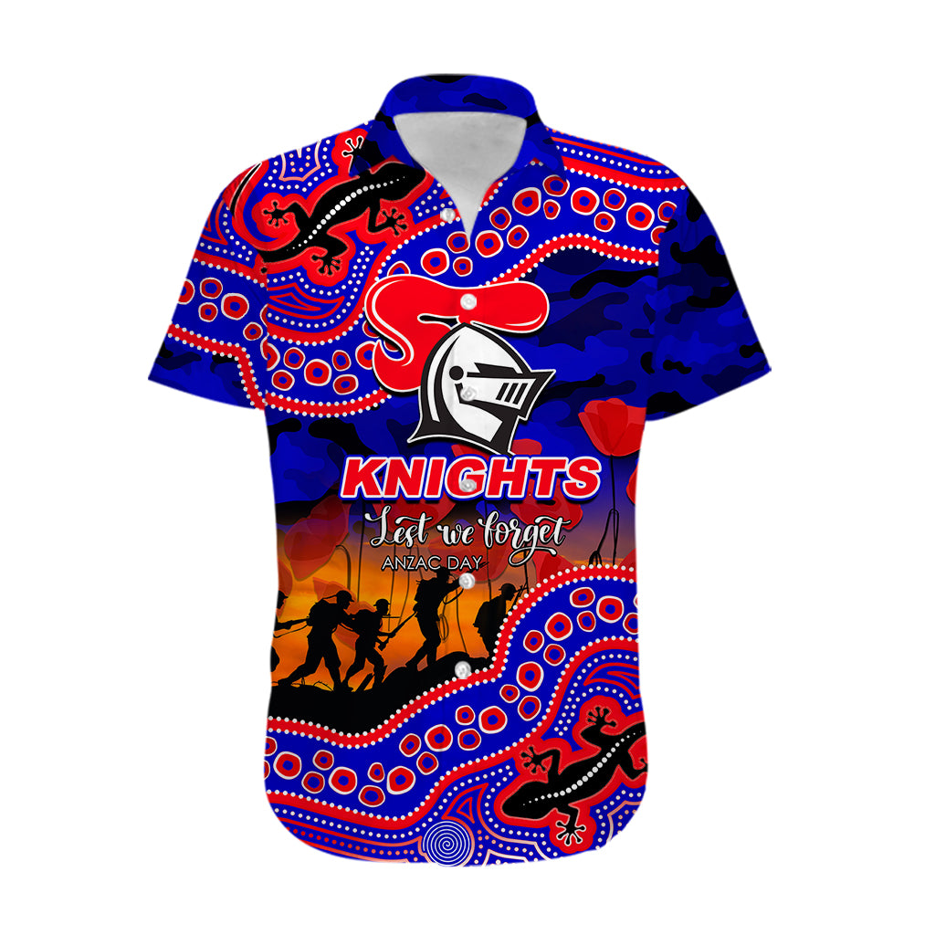 Anzac Day NRL - NEW Hawaiian Shirt Aboriginal Lizard Patterns LT6 DatND DVT