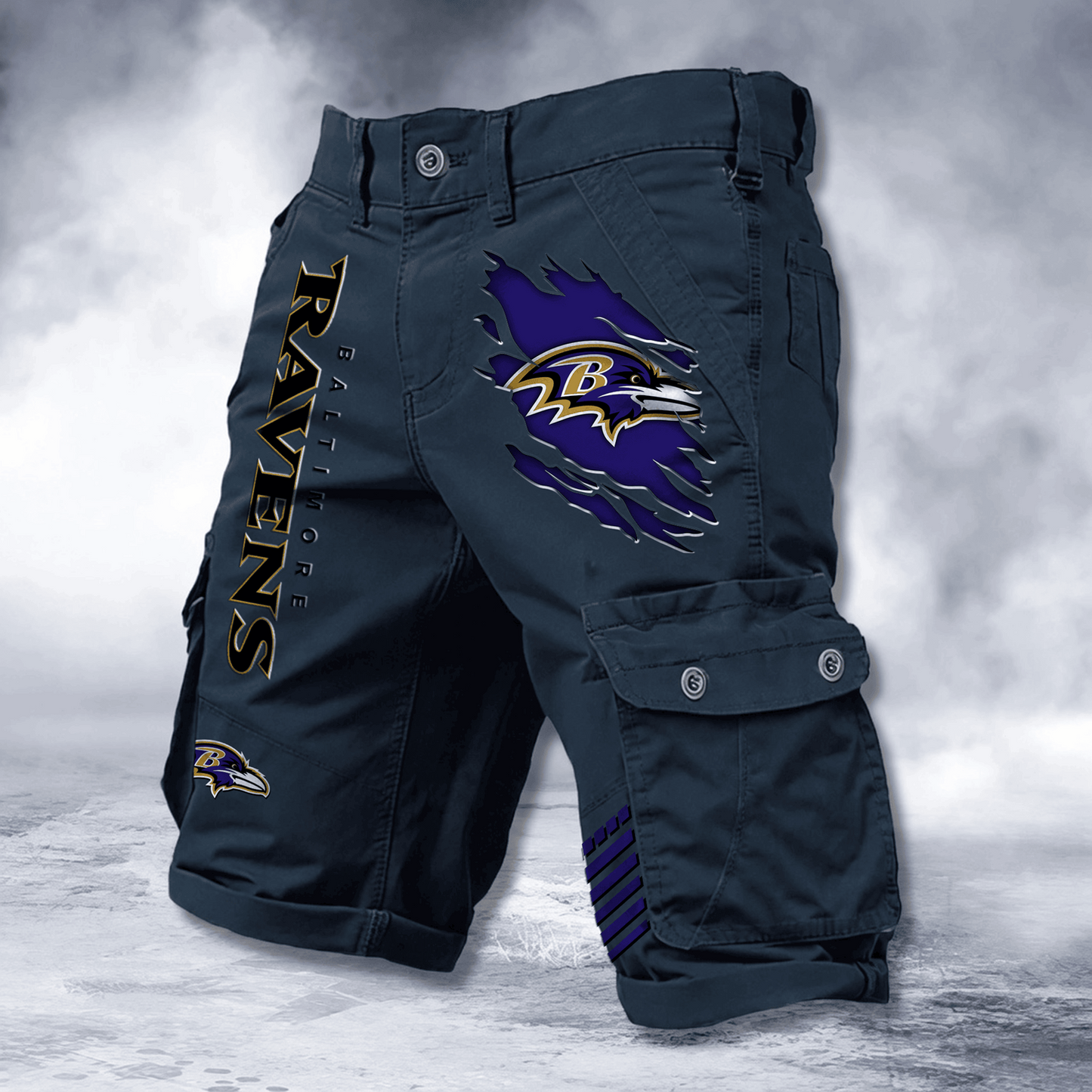 BAL x NFL Cotton Cargo Shorts DATND TANTD 2705