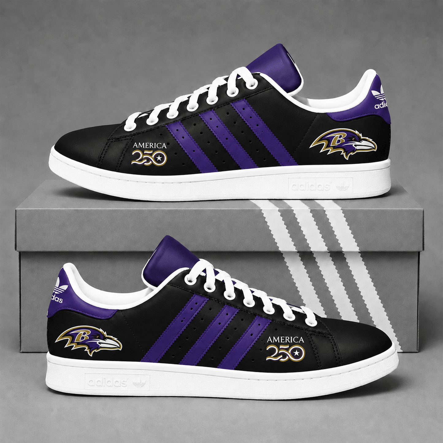 BAL x NFL Premium America 250 Team Pride Superstar Sneakers   150626