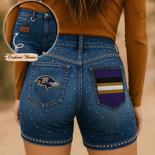 BAL x NFL Premium High Waisted Biker Shorts 0905 DatND DVT