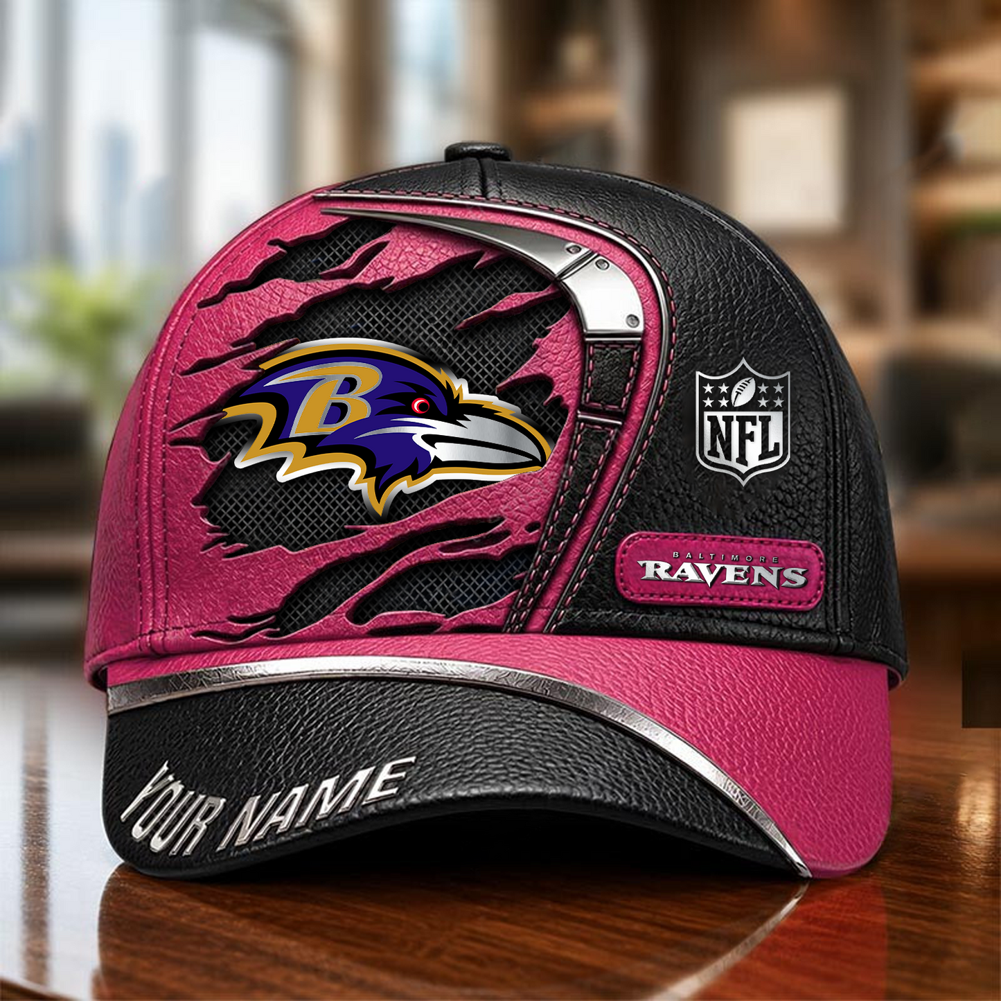 BAL x NFL Premium Multicolor 3D Cap 200626