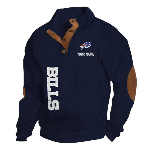 BB NFL Basic Knitted Stand Collar Sweatshirt DDT CTND