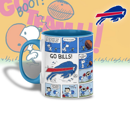 BB Premium NFL Peanuts Comic Mug DDT  CTND