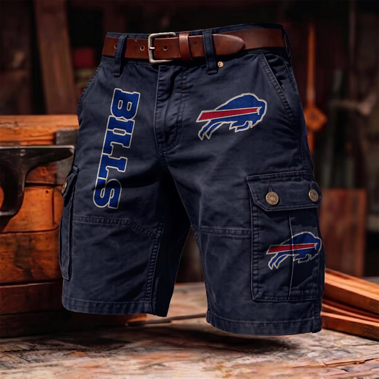 BB x NFL Men's cotton cargo shorts 80526 LBN