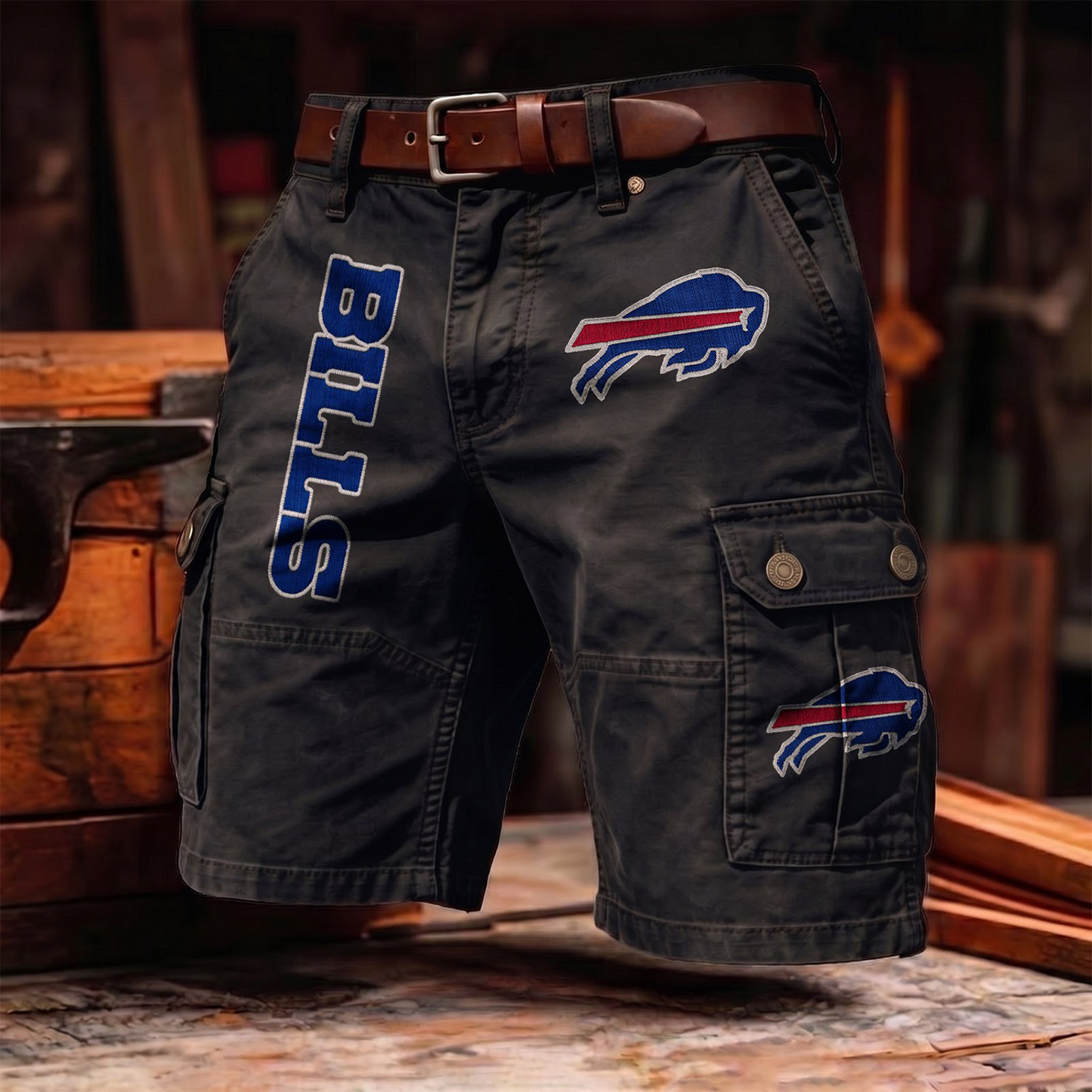 BB x NFL Men's cotton cargo shorts 80526 LBN