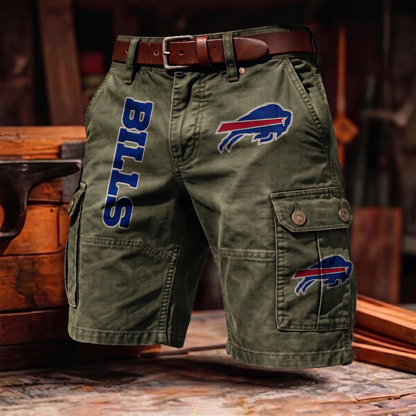 BB x NFL Men's cotton cargo shorts 80526 LBN