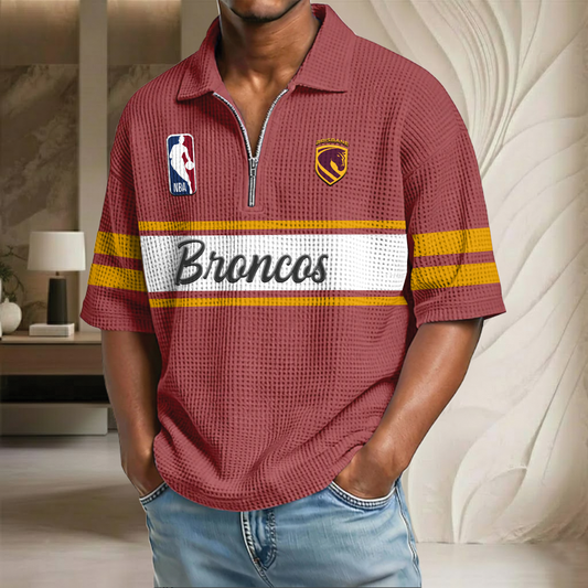 NRL x BB Waffle Half-Zip Polo Shirt HLP HLPHUONG
