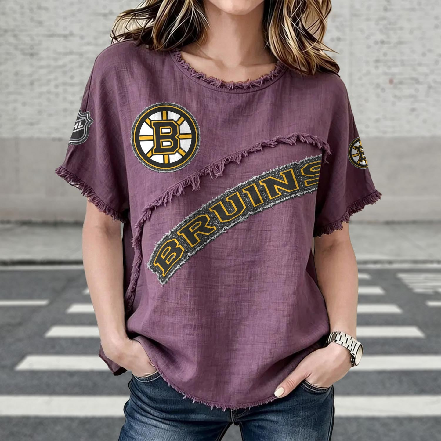 BOS x NHL Women’s Vintage O-Neck 2905 DatND DVT