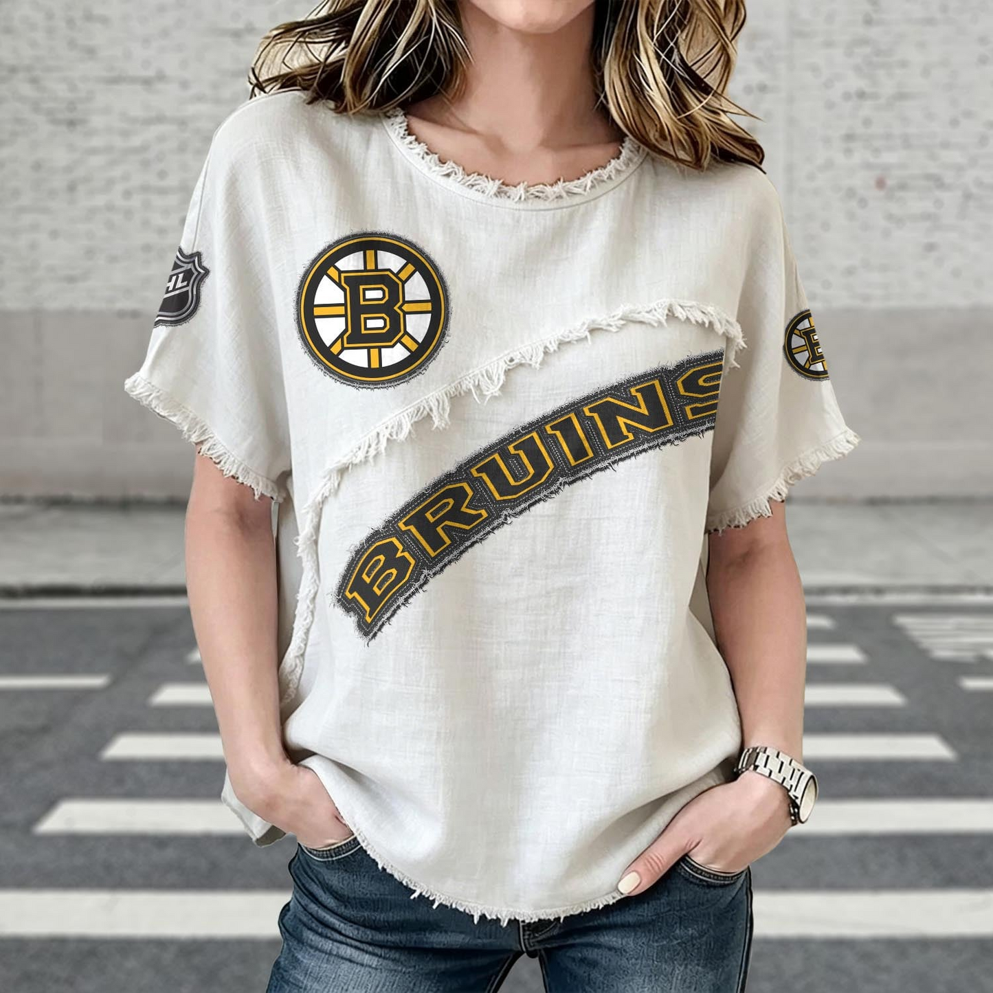 BOS x NHL Women’s Vintage O-Neck 2905 DatND DVT