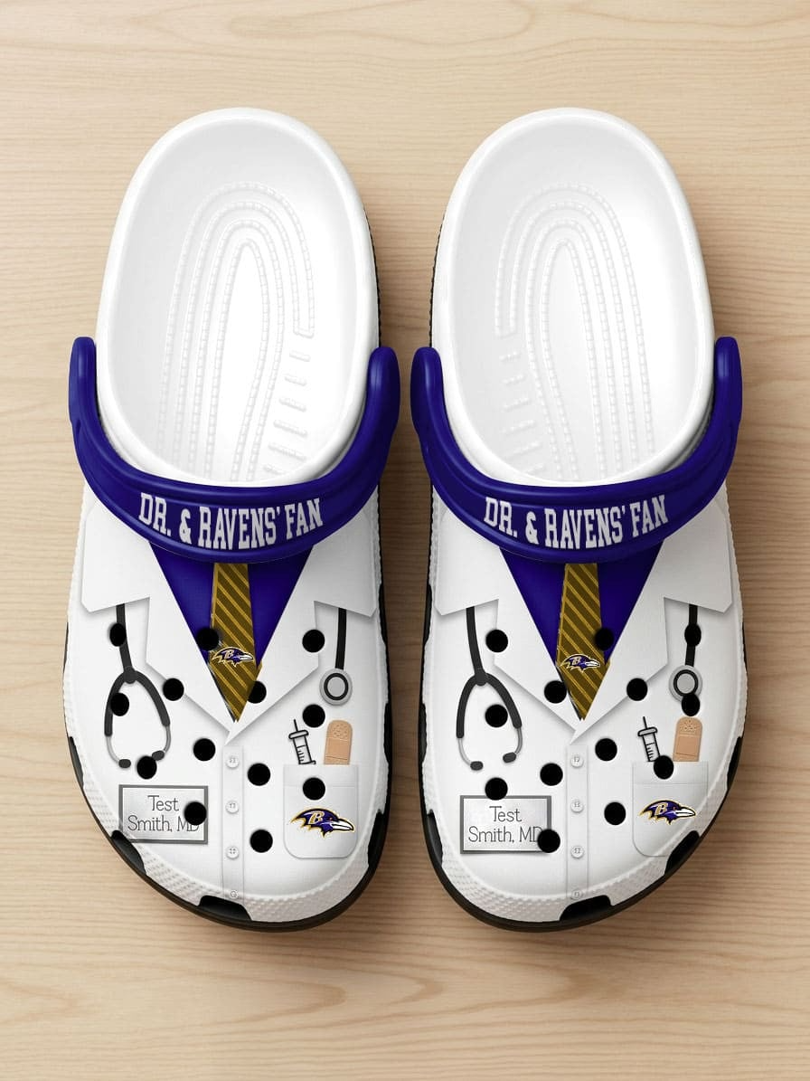 BR PREMIUM NFL NATIONAL DOCTOR'S DAY CLOGS WITH 8 CHARMS DDT  CTND