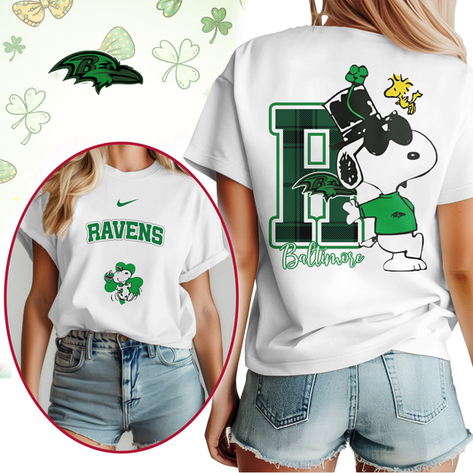 BR Premium NFL Snoopy St. Patricks Day Shirt DDT NTL