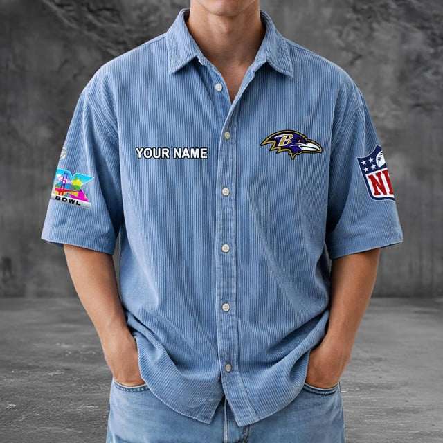 BR x NFL Men Seersucker Button Shirt DDT NTL