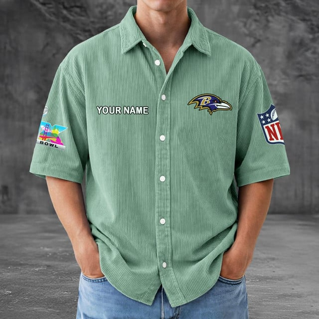 BR x NFL Men Seersucker Button Shirt DDT NTL