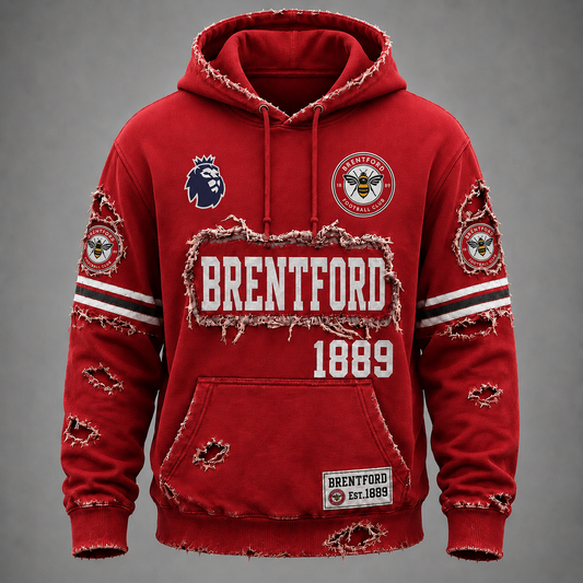 BRE x EPL Distressed Premium Hoodie 1106