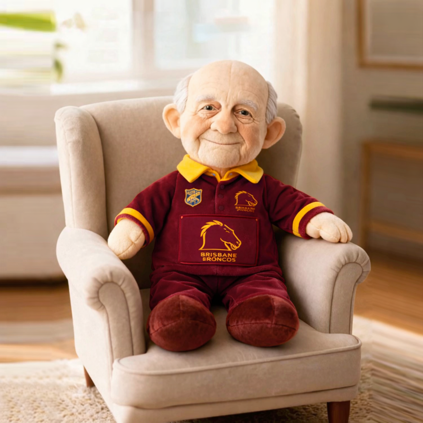 BRI x NRL Grandpa Plush Mascot DatND DVT