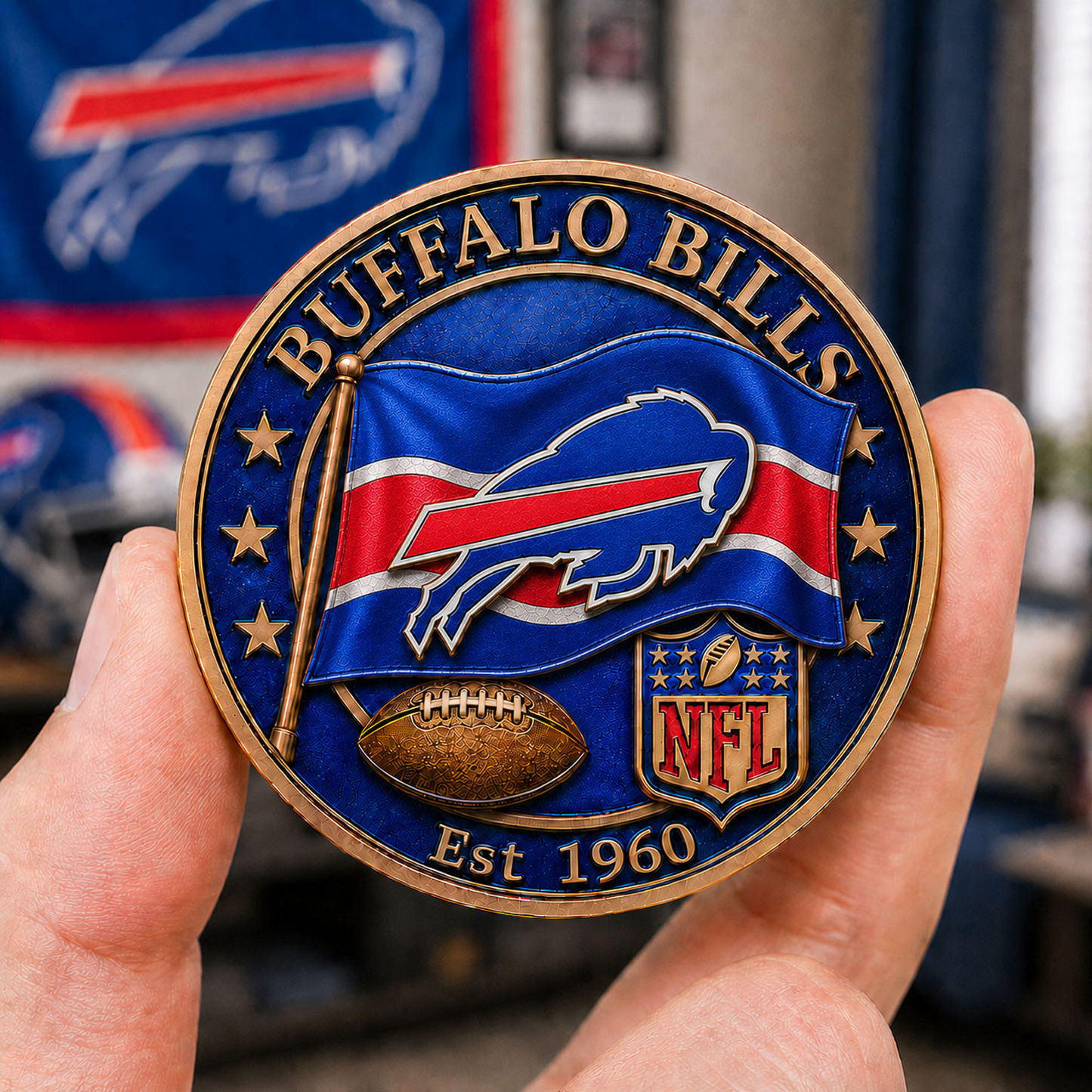BUF Premium NFL Fan Pride Commemorative Coin 1906