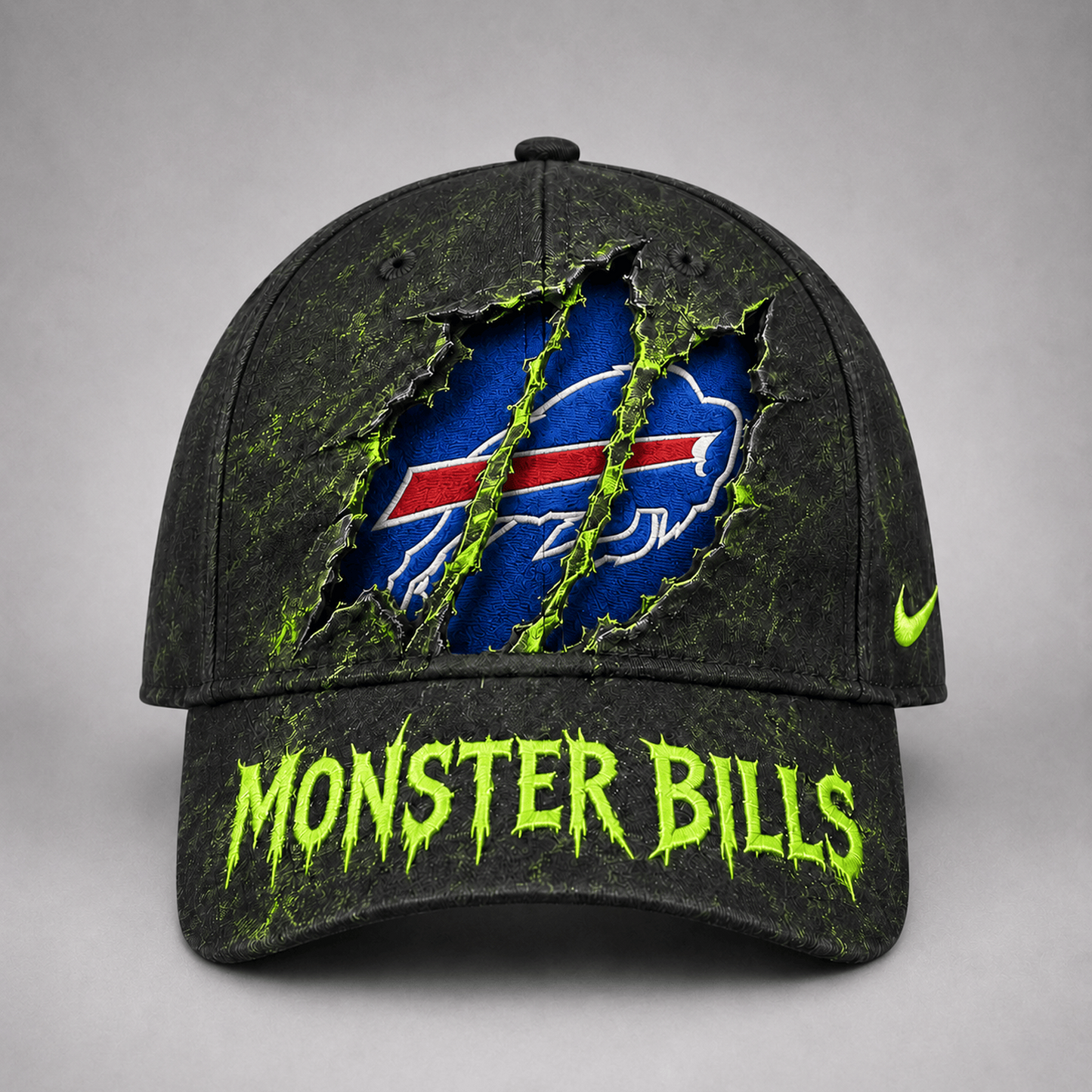 BUF Premium NFL Monster Edition Football Fan Cap 1306