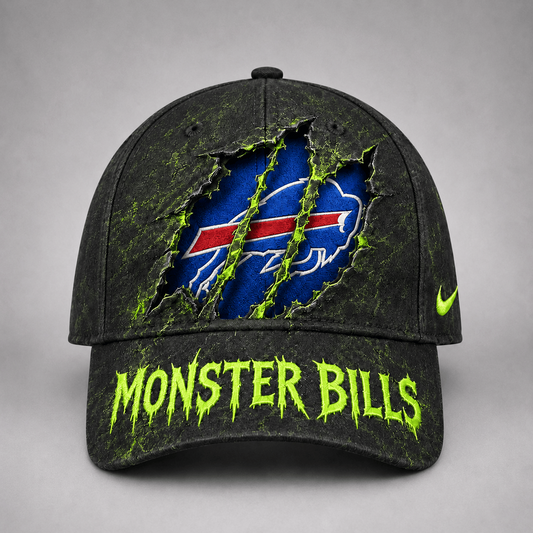 BUF Premium NFL Monster Edition Football Fan Cap 1306