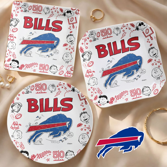 BUF x NFL Premium NFL Snoopy Jewelry Dish 0406 DatND DVT