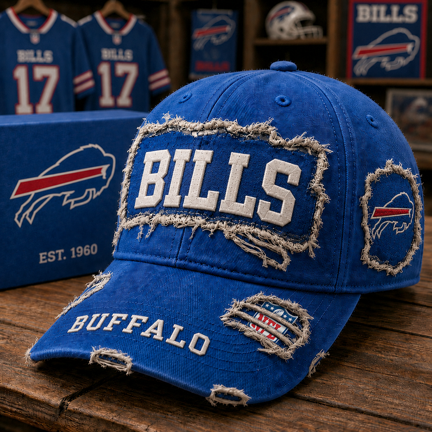 BUF x NFL Premium Patch Cap 1806