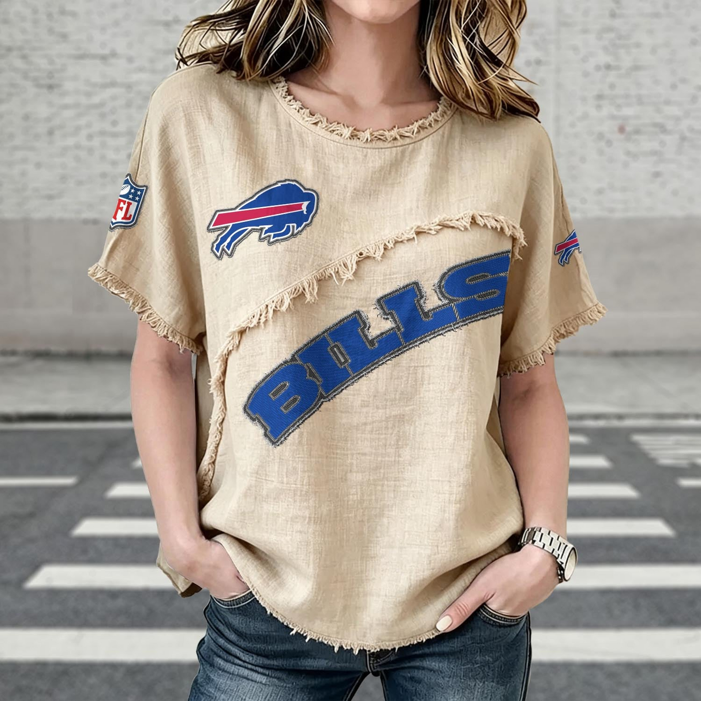 BUF x NFL Women’s Vintage O-Neck 2905 DatND DVT