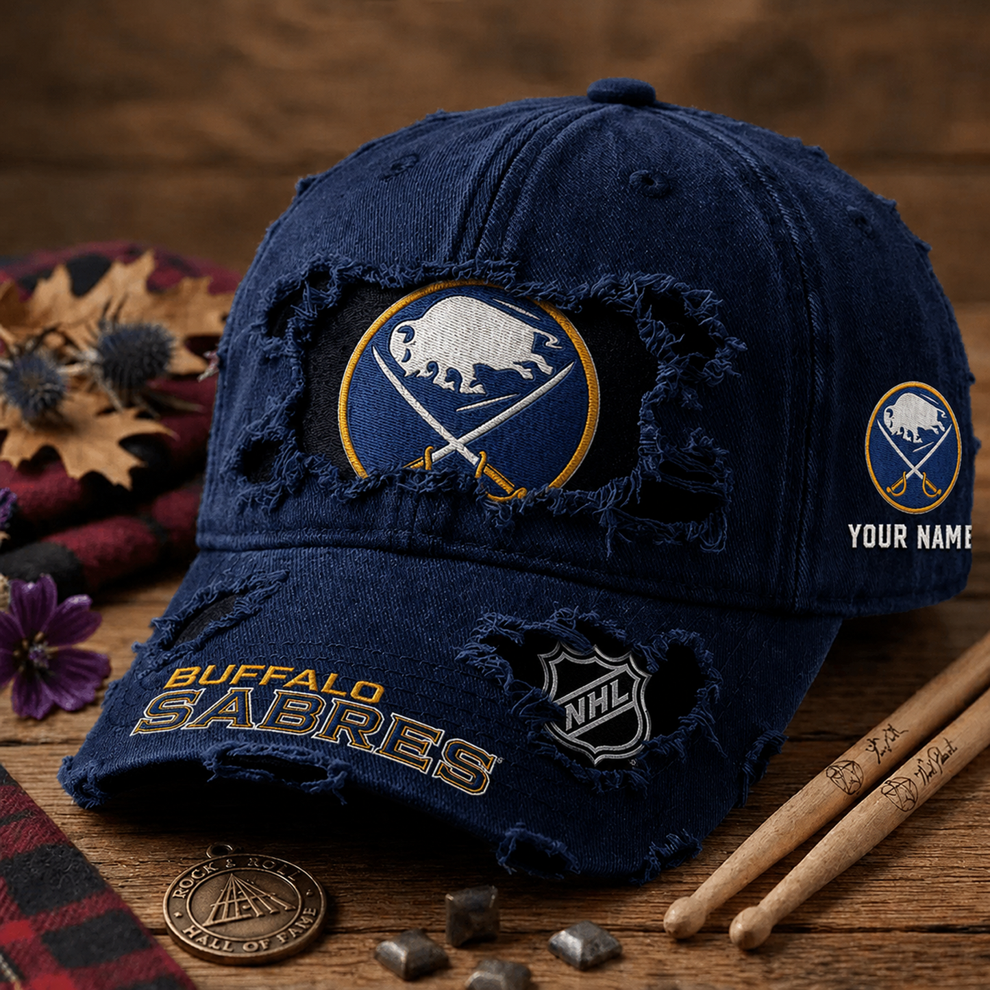 BUF x NHL Denim Washed Cap New Style DATND TANTD 290526