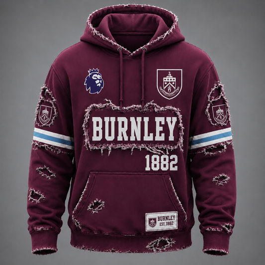 BUR x EPL Distressed Premium Hoodie 1106