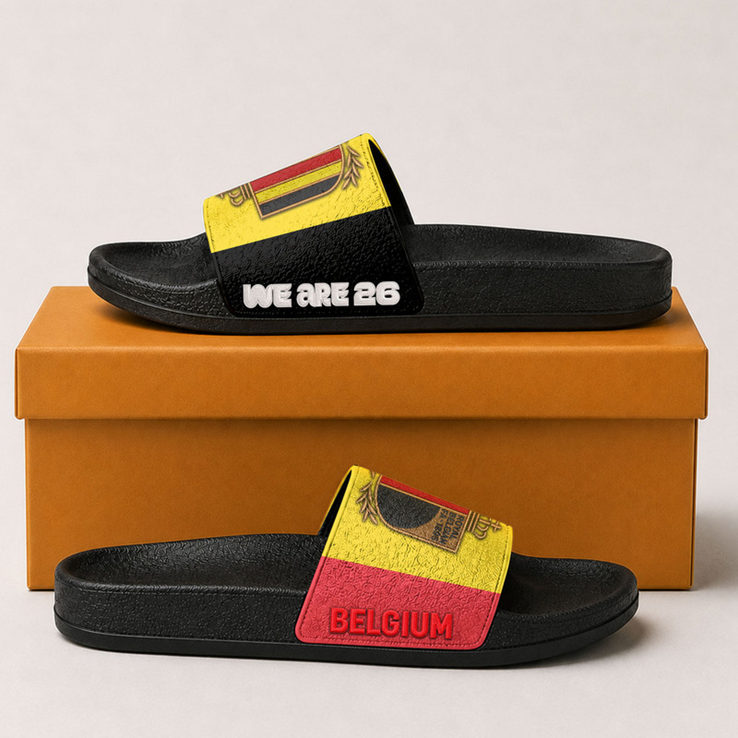 Belgium Premium WC26 National Team Slide Slippers 0406 DatND DVT