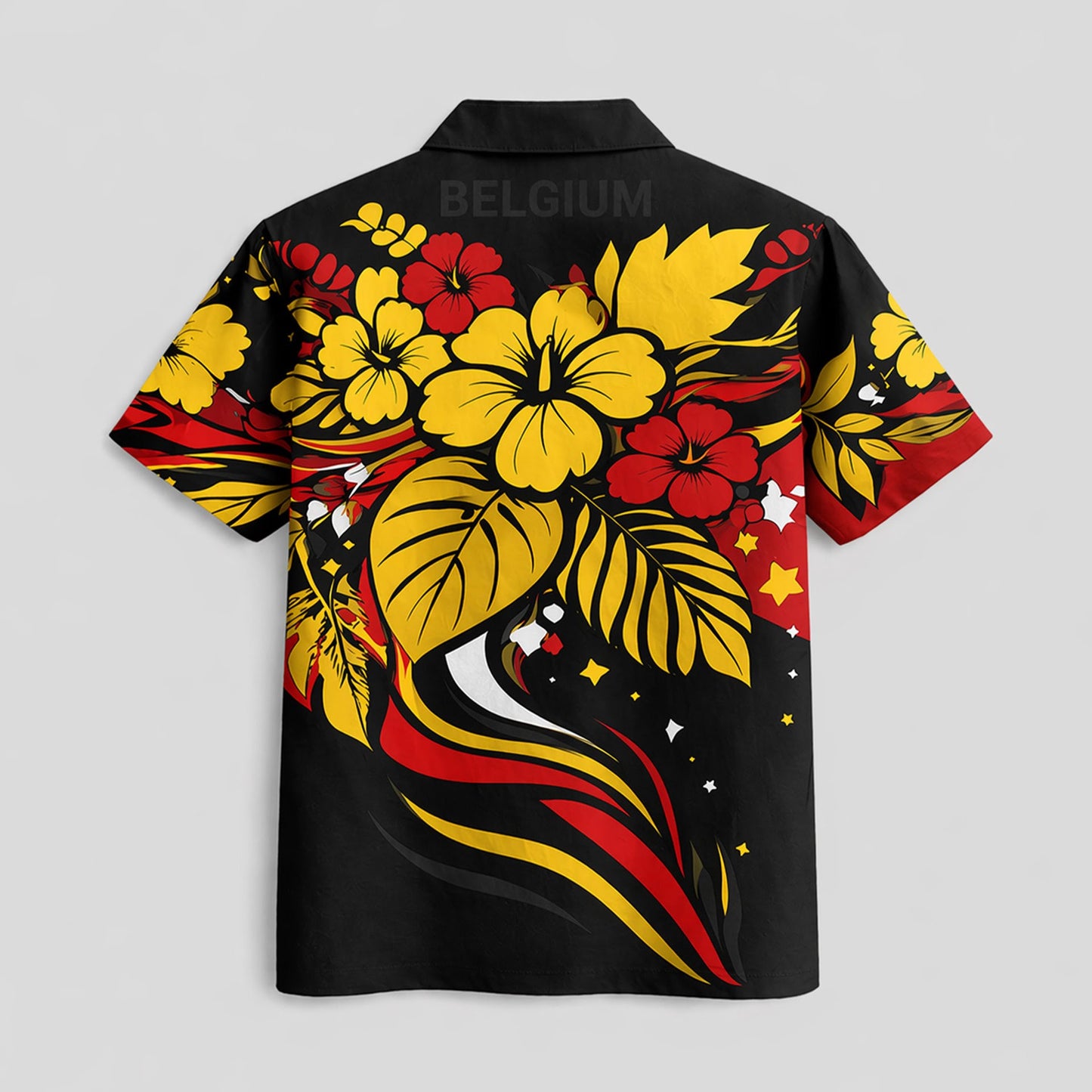Belgium World Cup 2026 Floral Hawaiian Shirt PVT02 DATND LBN 90526