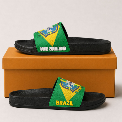 Brazil  Premium WC26 National Team Slide Slippers 0406 DatND DVT