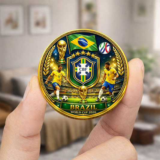 Brazil Premium World Cup Commemorative Coin DDT CTND