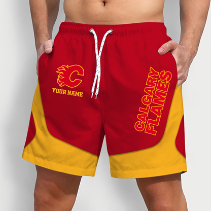 CAL x NHL Team Special Short Pants For Men Custom Name Gifts DATND TANTD 090426