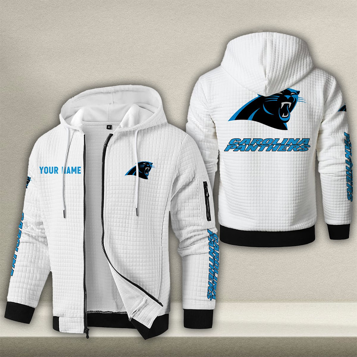 CAR x NFL Quilted Zip Hoodie DatND DVT